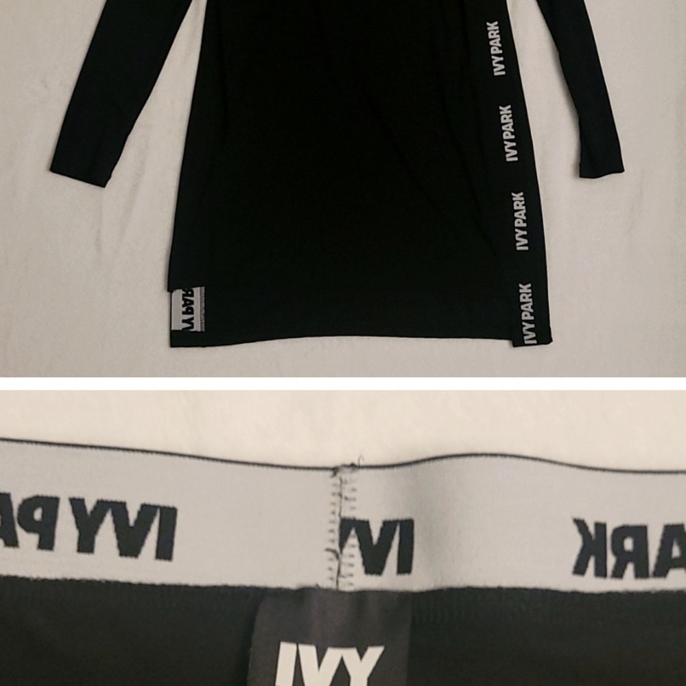 IVY PARK Black Off-Shoulder Bodycon Dress - Picture 2 of 2